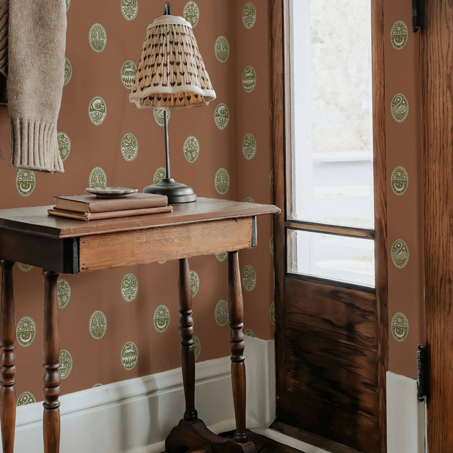 LIN-055-032-056 Linear Cameos Roll II Wallpaper by Josephine Munsey