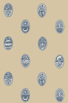 LIN-057-061-015 Linear Cameos Roll II Wallpaper by Josephine Munsey