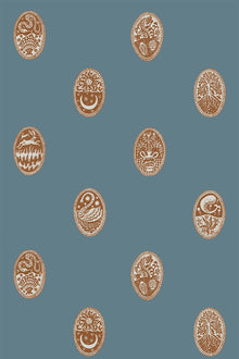 LIN-078-059-062 Linear Cameos Roll II Wallpaper by Josephine Munsey