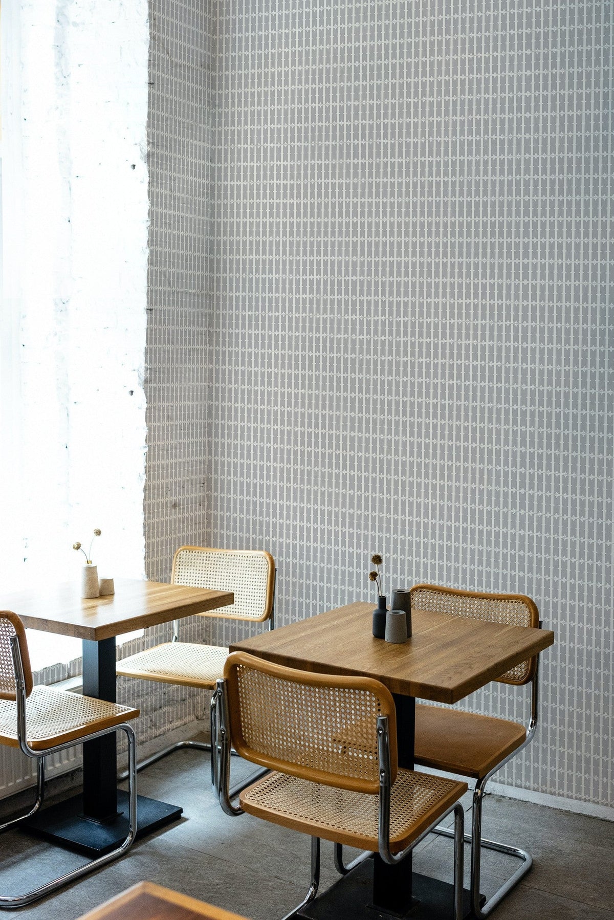 LL3101-2 Blaua Grey Llaüt Wallpaper by Tres Tintas