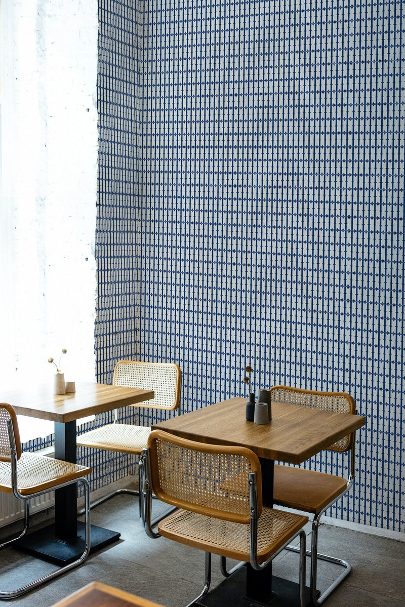 LL3101-5 Blaua Blue Llaüt Wallpaper by Tres Tintas