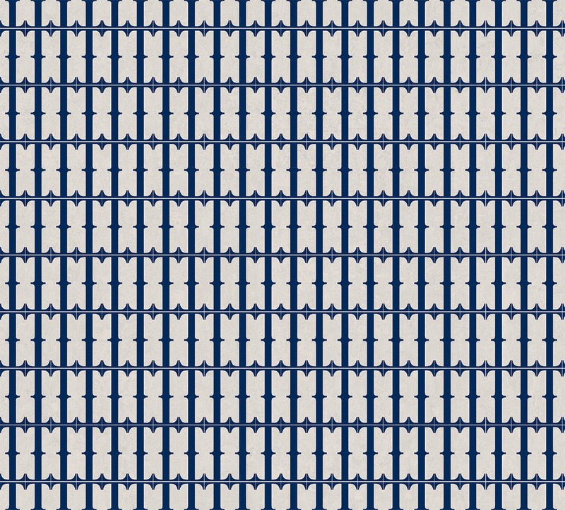 LL3101-5 Blaua Blue Llaüt Wallpaper by Tres Tintas