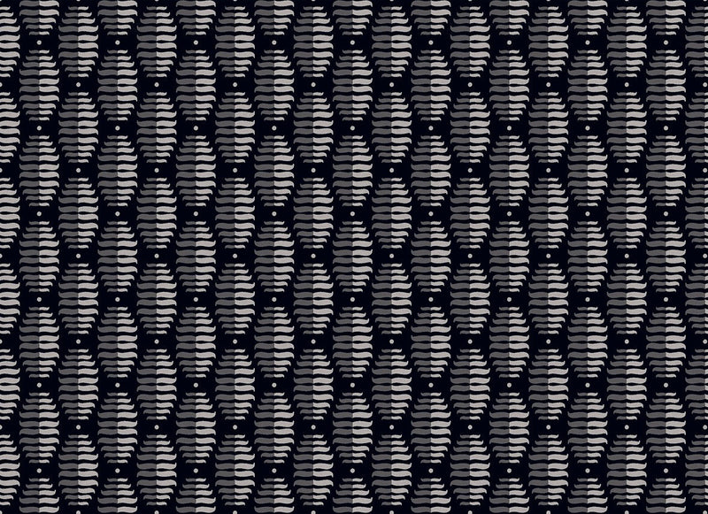 LL3102-1 Pinyol Black Llaüt Wallpaper by Tres Tintas