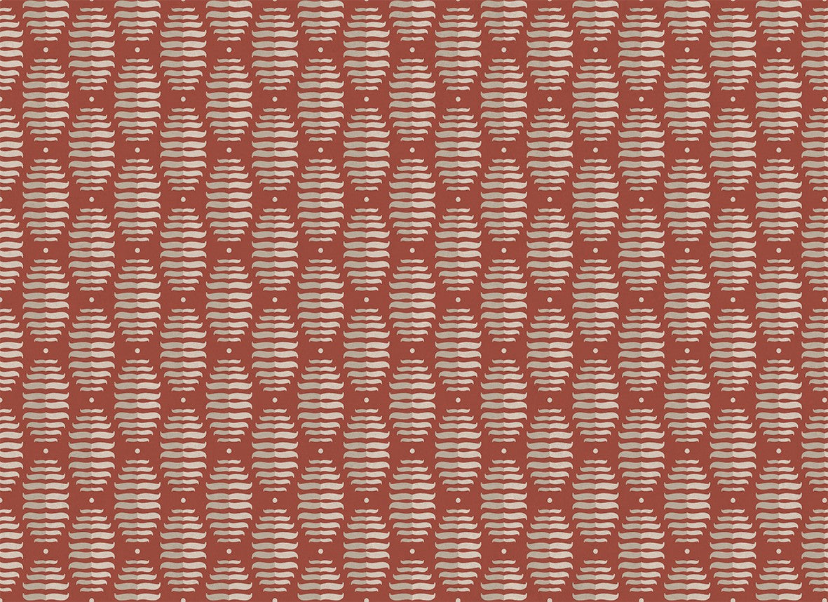 LL3102-4 Pinyol Red Llaüt Wallpaper by Tres Tintas