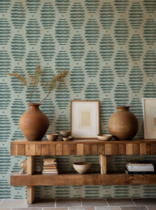 LL3102-7 Pinyol (Large Scale) Green Llaüt Wallpaper by Tres Tintas