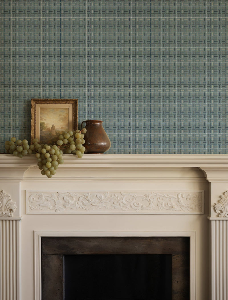 LL3103-5 Llosa Blue Llaüt Wallpaper by Tres Tintas