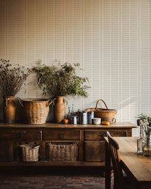 LL3104-6 Ixent (Large Scale) Beige Llaüt Wallpaper by Tres Tintas