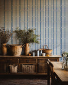 LL3104-7 Ixent (Large Scale) Blue Llaüt Wallpaper by Tres Tintas