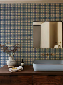 LL3105-5 Nus Blue Llaüt Wallpaper by Tres Tintas