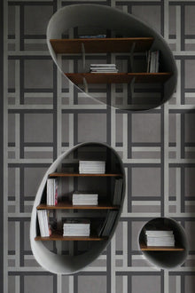 LL3105-6 Nus (Large Scale) Grey Llaüt Wallpaper by Tres Tintas