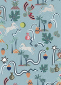 Bot Blue Llar Wallpaper by Tres Tintas