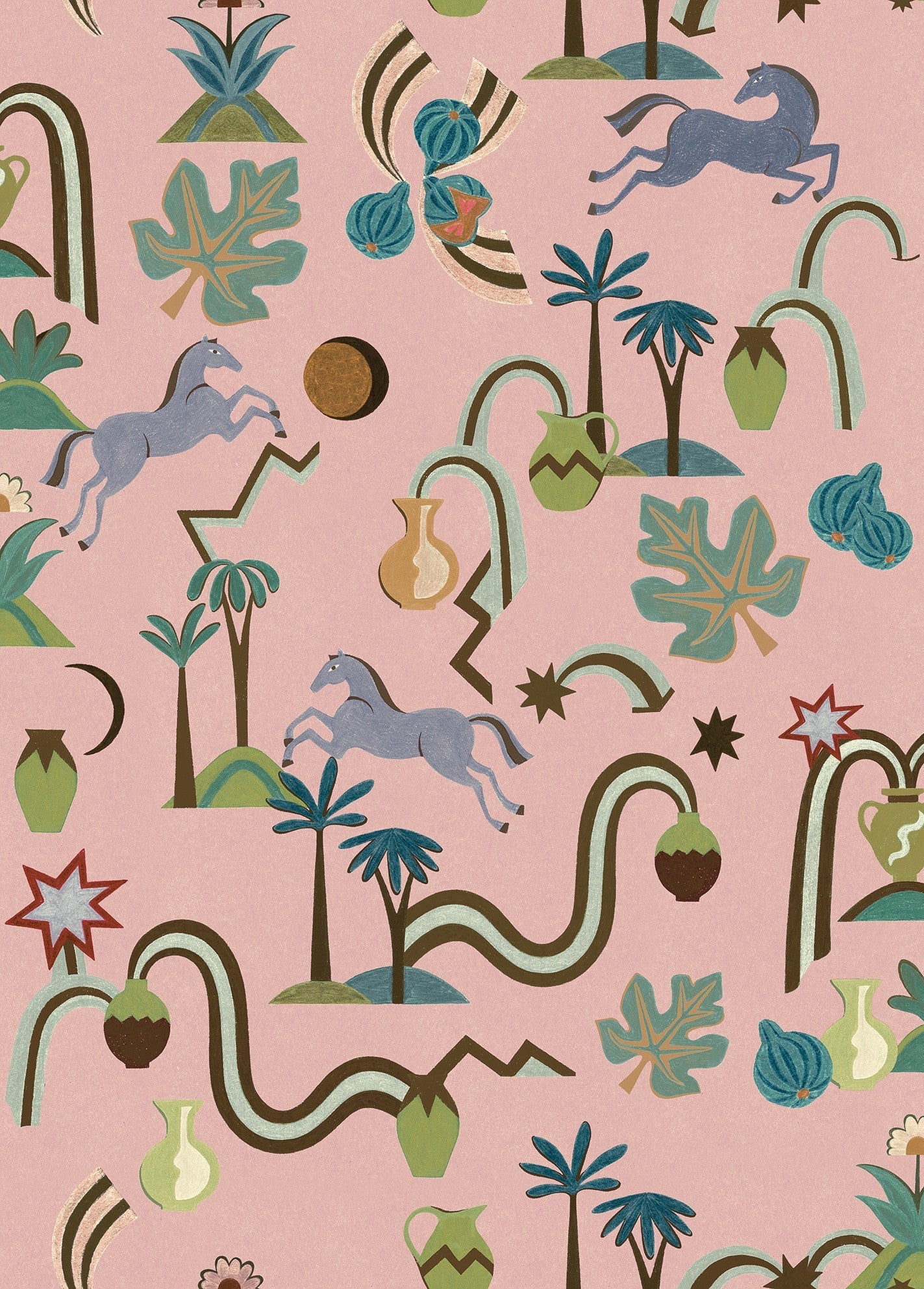 LL3701-2 Bot Pink Llar Wallpaper by Tres Tintas