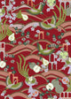 Illa Red Llar Wallpaper by Tres Tintas