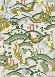 LL3702-4 Illa Green Llar Wallpaper by Tres Tintas