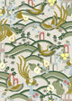 Illa Green Llar Wallpaper by Tres Tintas