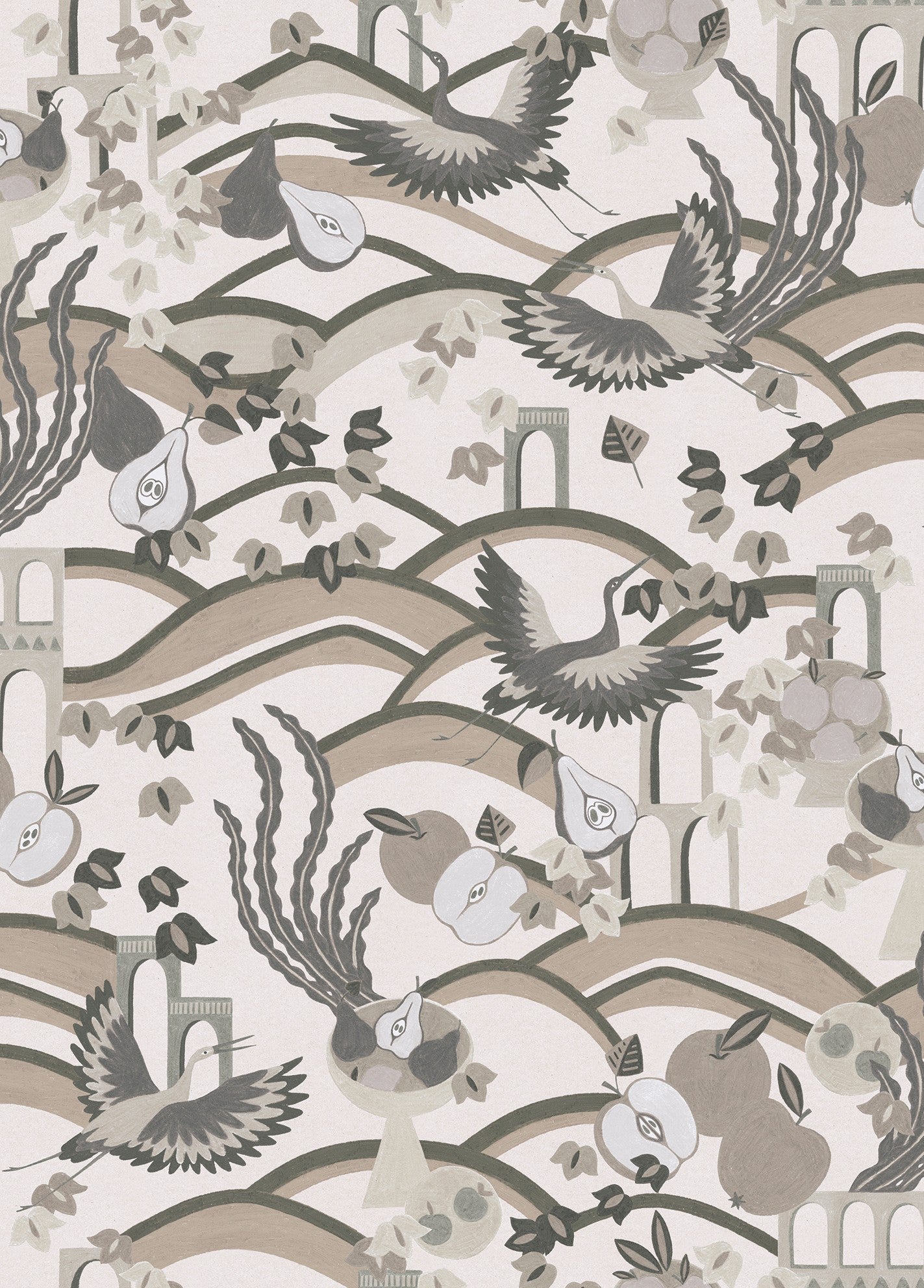 LL3702-5 Illa Grey Llar Wallpaper by Tres Tintas