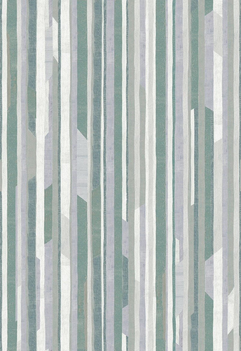 LL3704-3 Teixits Green Llar Wallpaper by Tres Tintas