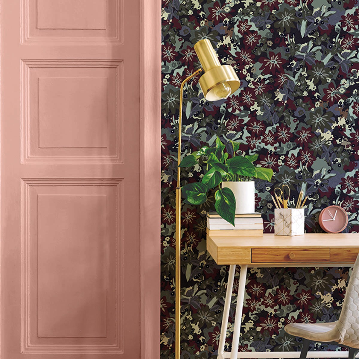 LL3705-1 Heura Purple Llar Wallpaper by Tres Tintas