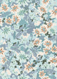 Heura Blue (LL3705-5) Llar Wallpaper by Tres Tintas