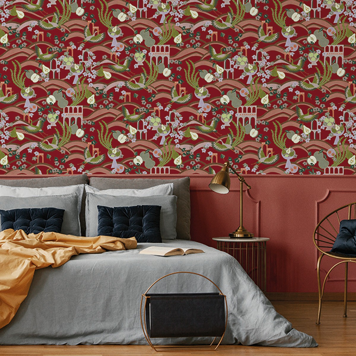 LL3706-1 Rebost Pink Llar Wallpaper by Tres Tintas