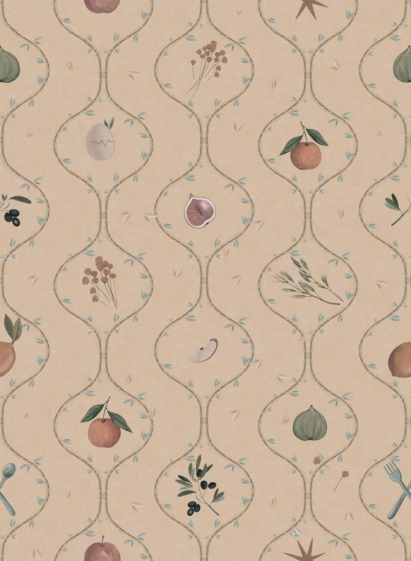 LL3706-4 Rebost Cream Llar Wallpaper by Tres Tintas