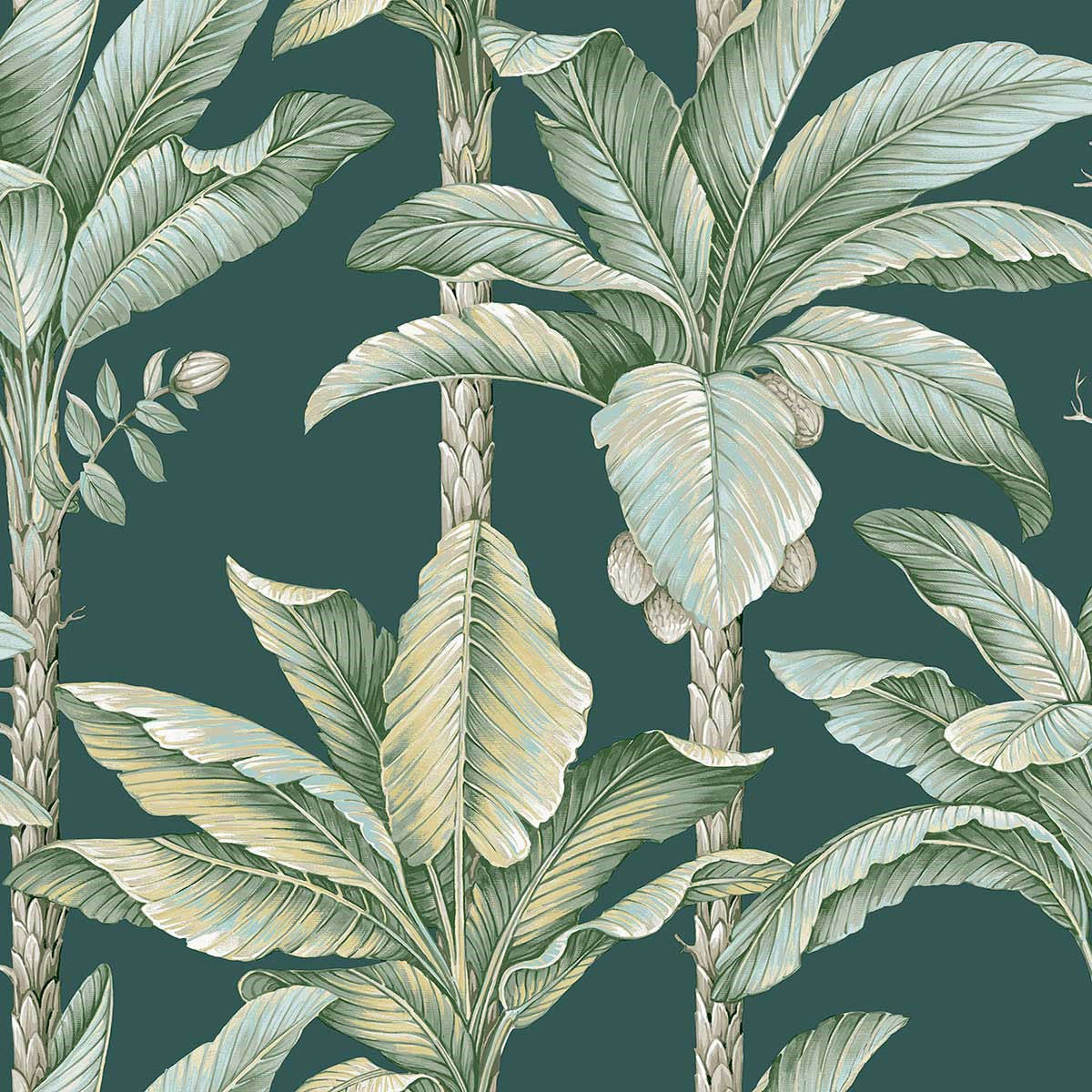 LS60104 Breeza Savannah Grass Hunter Green Wallpaper by Today Interiors