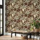 LS60106 Breeza Savannah Grass Chocolate Wallpaper by Today Interiors