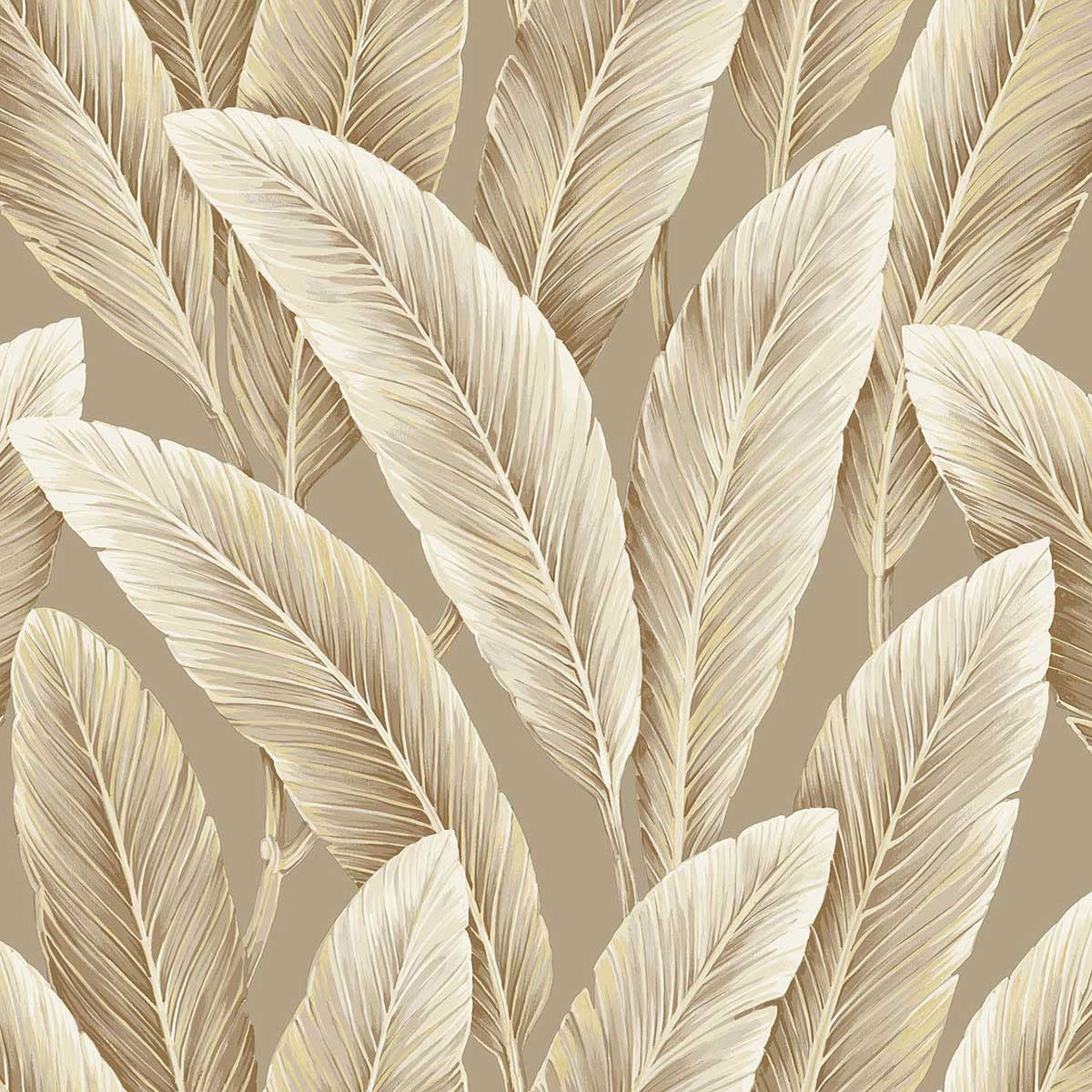 LS60205 Foliage Savannah Grass Tan Wallpaper by Today Interiors