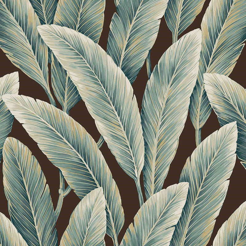 LS60206 Foliage Savannah Grass Verdigris Wallpaper by Today Interiors
