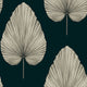 Grande Leaf Savannah Grass Charcoal Wallpaper by Today Interiors