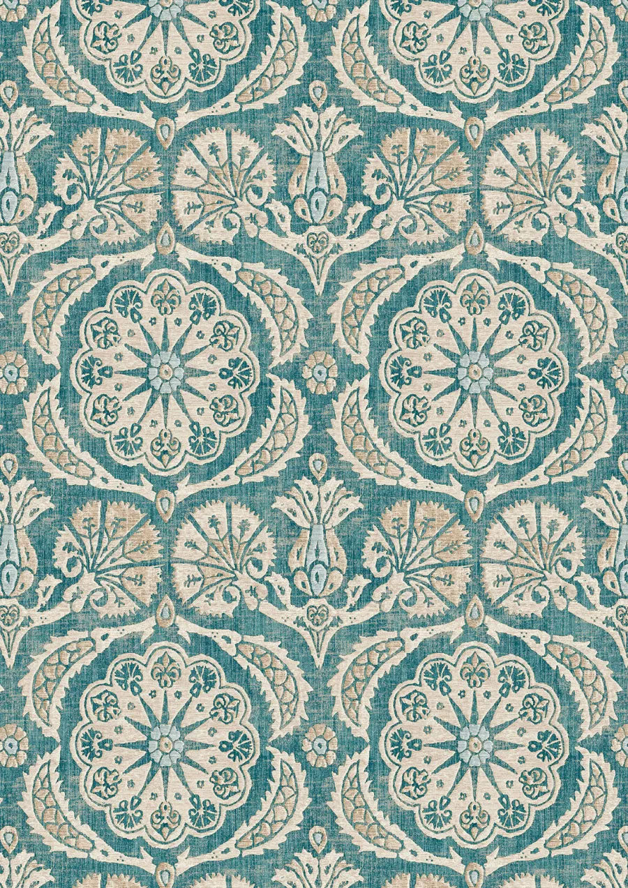 LW-296-265 Pasha Marmara Mediterranea Fabric by Lewis & Wood