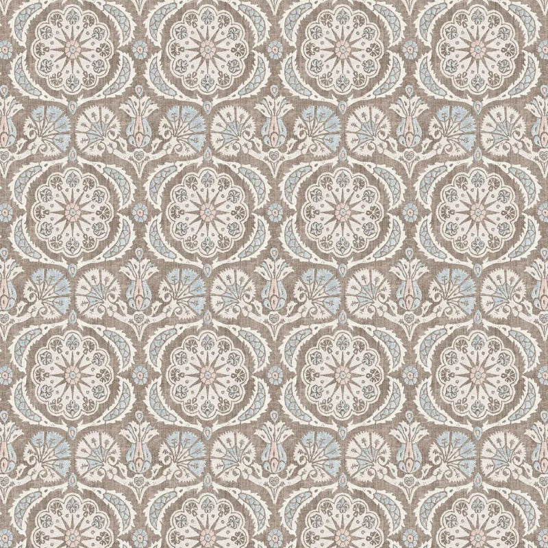 Pasha Sugar Almond Mediterranea Fabric by Lewis & Wood