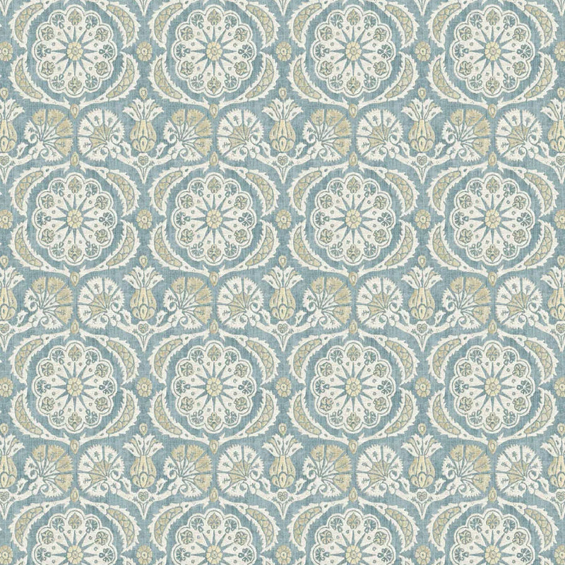 LW-296-503 Pasha Seaglass Mediterranea Fabric by Lewis & Wood