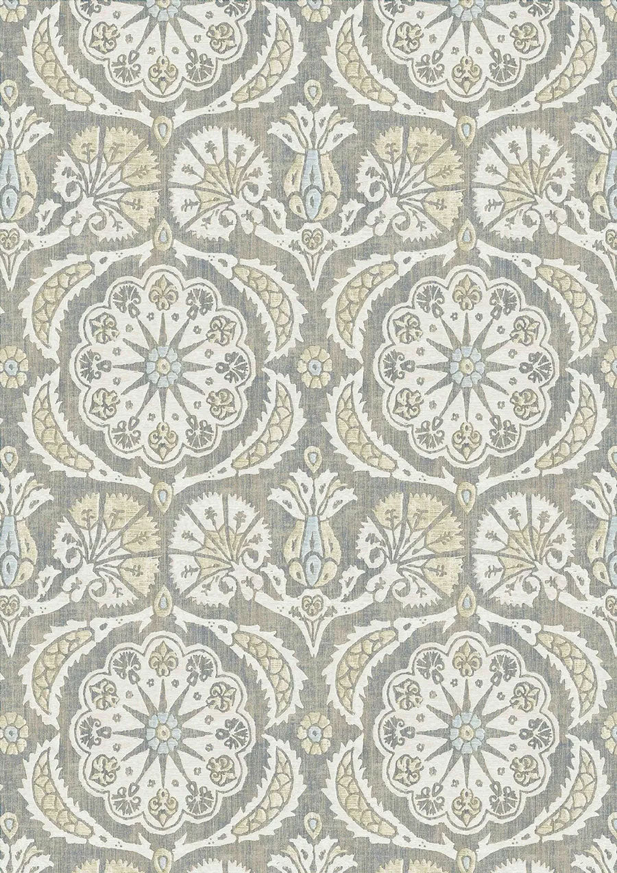 LW-296-569 Pasha Halva Mediterranea Fabric by Lewis & Wood