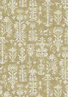 LW-297-215 Papyrus Quince Mediterranea Fabric by Lewis & Wood