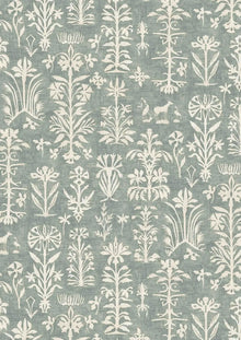 LW-297-24 Papyrus Eau de Nil Mediterranea Fabric by Lewis & Wood