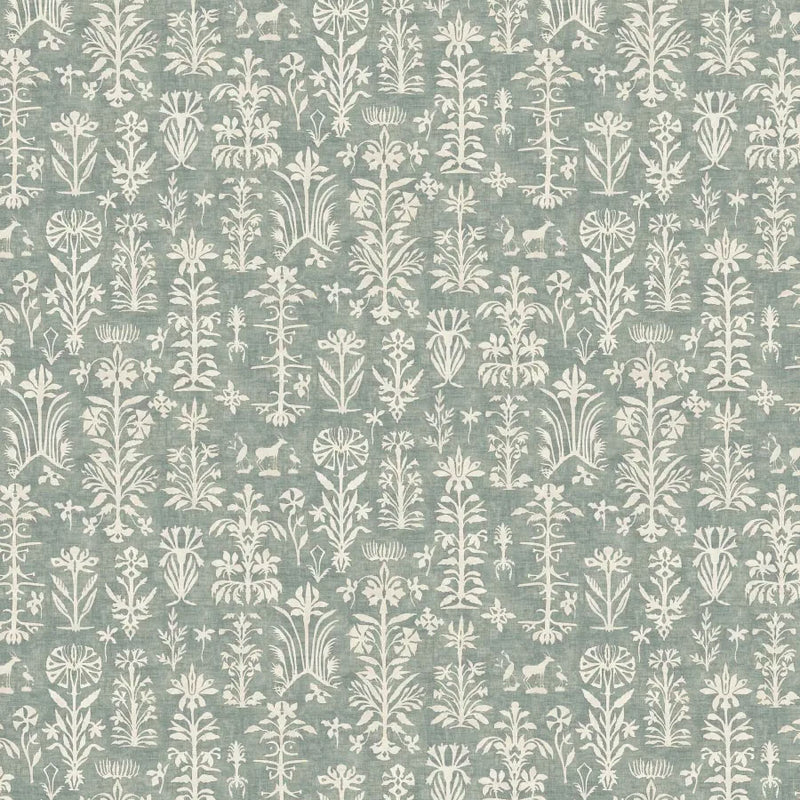 LW-297-24 Papyrus Eau de Nil Mediterranea Fabric by Lewis & Wood