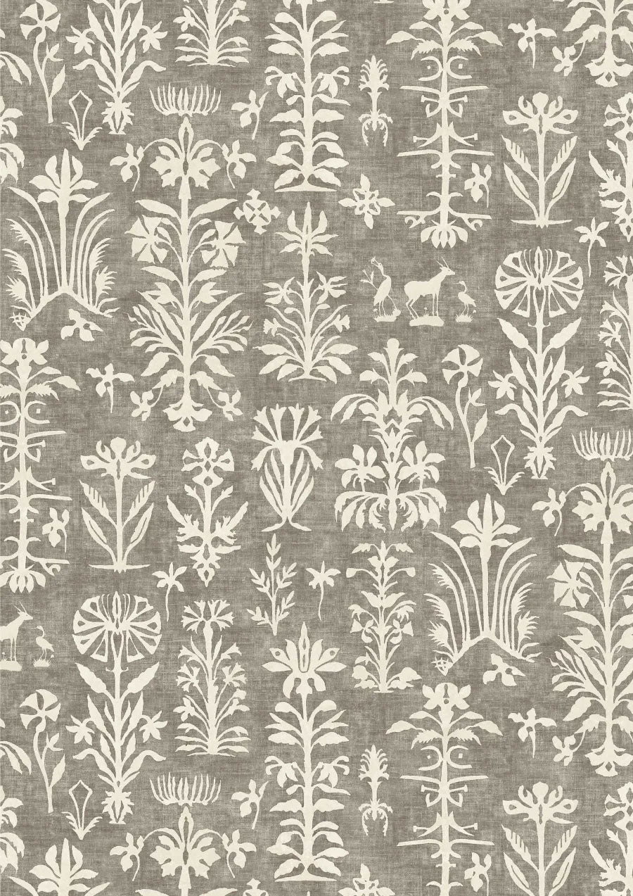 Papyrus Topaz Mediterranea Fabric by Lewis & Wood