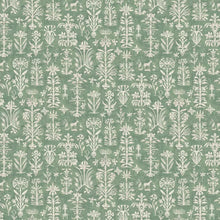 LW-297-563 Papyrus Malachite Mediterranea Fabric by Lewis & Wood