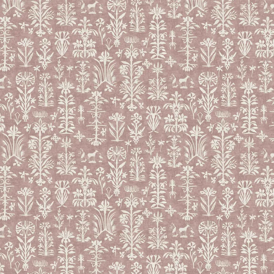 LW-297-571 Papyrus Rosewater Mediterranea Fabric by Lewis & Wood