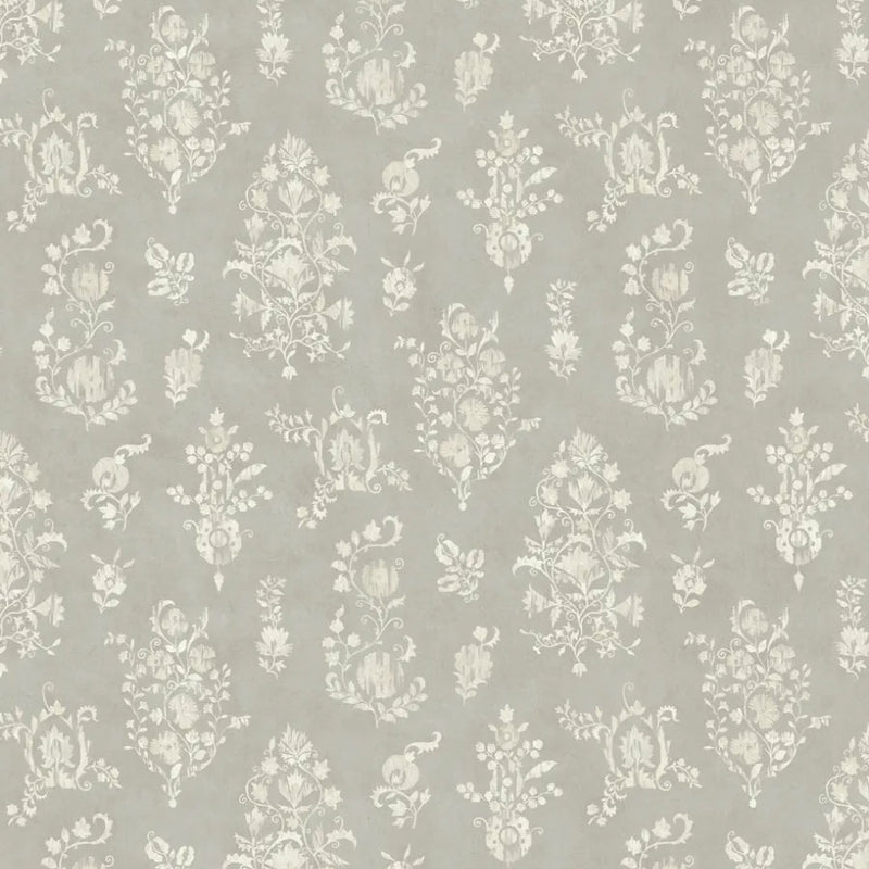 LW-298-236 Sicilia Pewter Mediterranea Wallpaper by Lewis & Wood