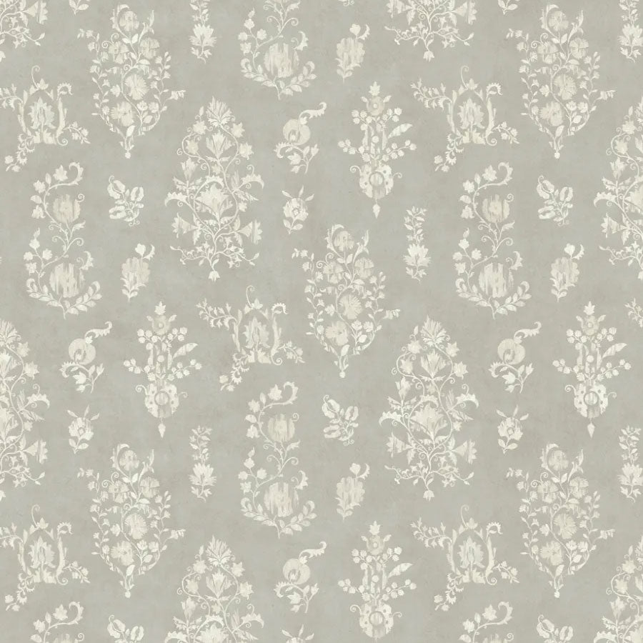 LW-298-236 Sicilia Pewter Mediterranea Wallpaper by Lewis & Wood