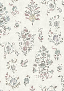 LW-298-297 Sicilia Tea Rose Mediterranea Wallpaper by Lewis & Wood