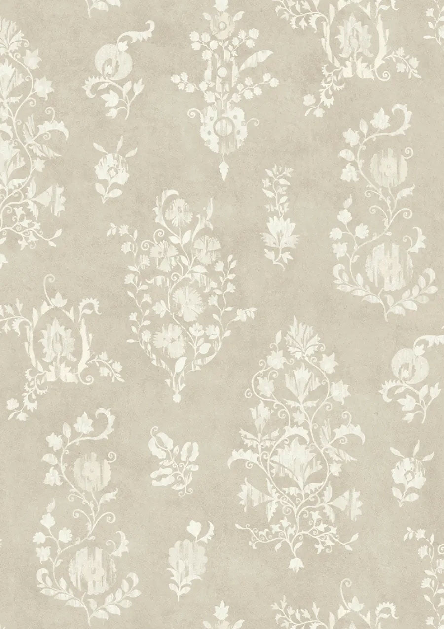 LW-298-61 Sicilia Parchment Mediterranea Wallpaper by Lewis & Wood