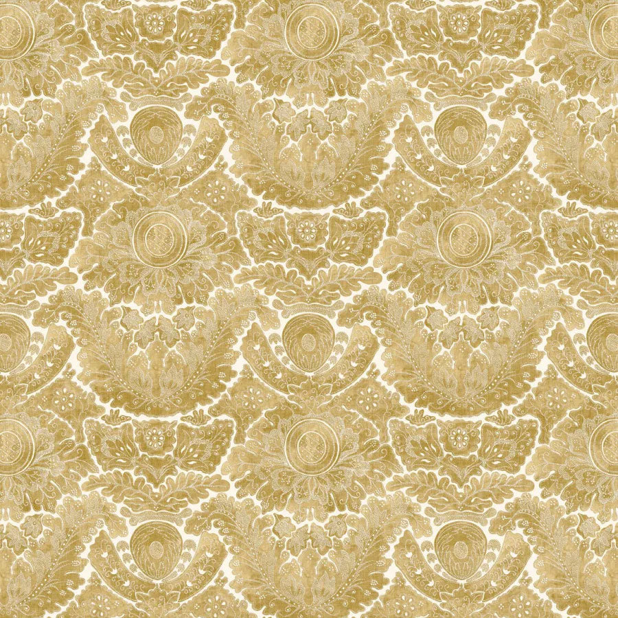 LW-314-173 Nantessa Dijon Entente Cordiale Fabric by Lewis & Wood