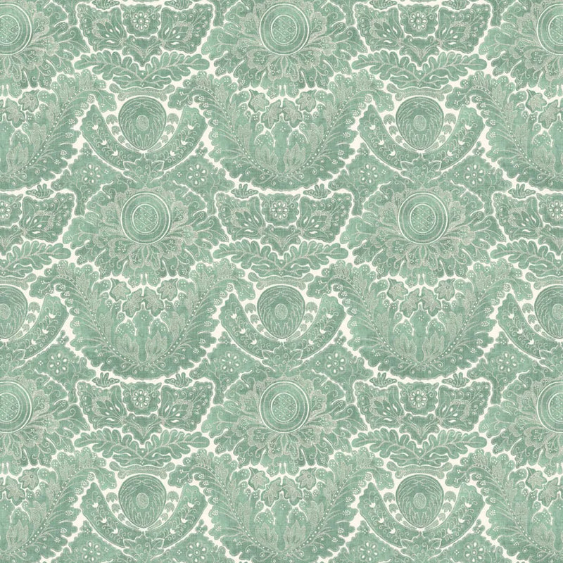 LW-314-225 Nantessa Jade Entente Cordiale Fabric by Lewis & Wood