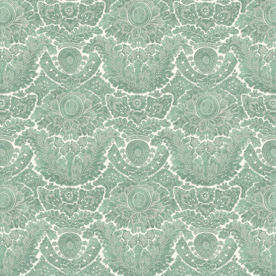 LW-314-225 Nantessa Jade Entente Cordiale Fabric by Lewis & Wood