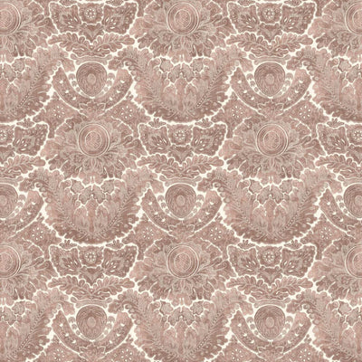 Nantessa Marron Entente Cordiale Fabric by Lewis & Wood