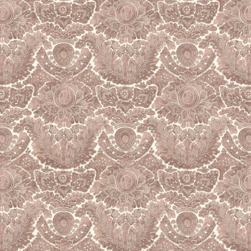 LW-314-607 Nantessa Marron Entente Cordiale Fabric by Lewis & Wood