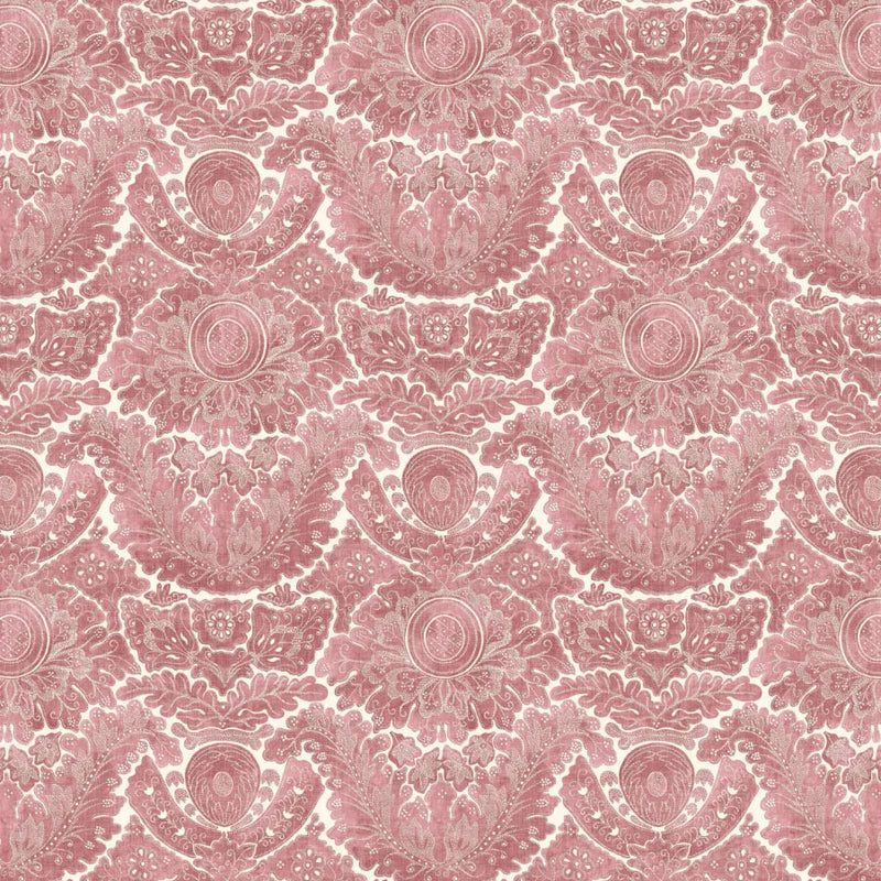 LW-314-609 Nantessa Cerise Entente Cordiale Fabric by Lewis & Wood